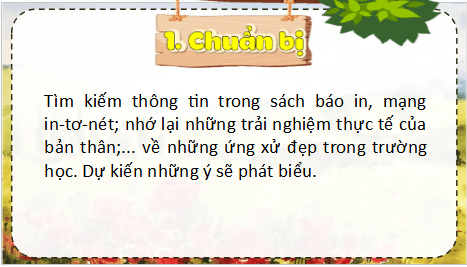 Giáo án điện tử Nét đẹp học đường lớp 5 | PPT Tiếng Việt lớp 5 Kết nối tri thức