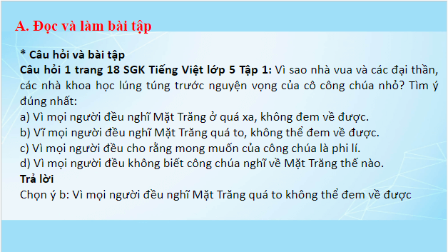 Giáo án điện tử Rất nhiều Mặt Trăng lớp 5 | PPT Tiếng Việt lớp 5 Cánh diều