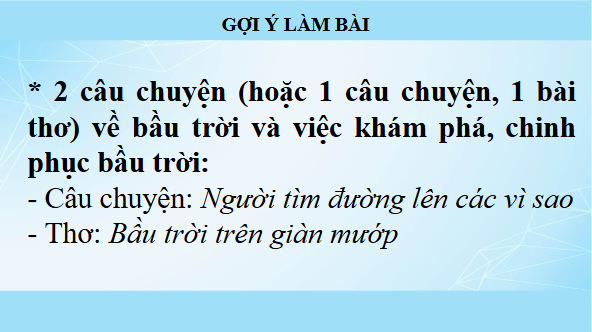 Giáo án điện tử Đọc sách báo về bầu trời và việc khám phá, chinh phục bầu trời lớp 5 | PPT Tiếng Việt lớp 5 Cánh diều