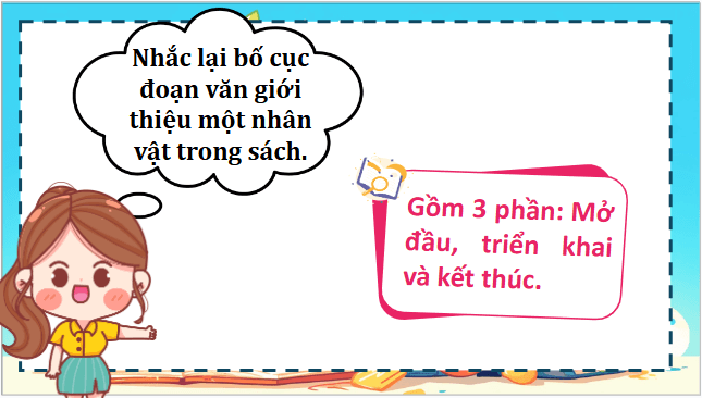 Giáo án điện tử Đánh giá, chỉnh sửa đoạn văn giới thiệu nhân vật trong một cuốn sách lớp 5 | PPT Tiếng Việt lớp 5 Kết nối tri thức