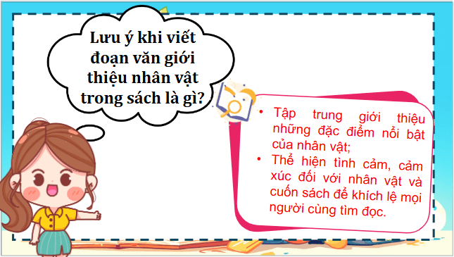 Giáo án điện tử Đánh giá, chỉnh sửa đoạn văn giới thiệu nhân vật trong một cuốn sách lớp 5 | PPT Tiếng Việt lớp 5 Kết nối tri thức