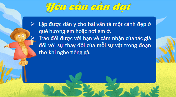 Giáo án điện tử Lập dàn ý cho bài văn tả phong cảnh lớp 5 | PPT Tiếng Việt lớp 5 Chân trời sáng tạo