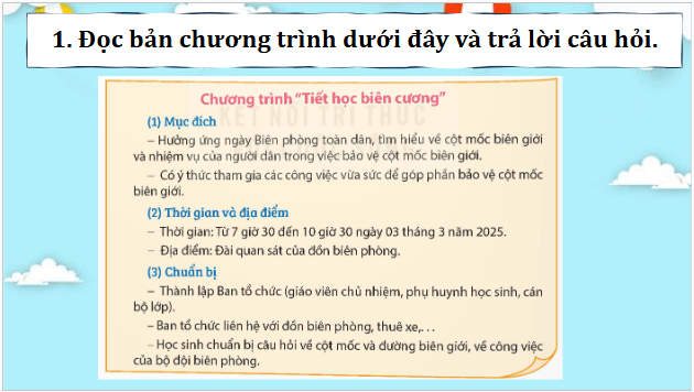 Giáo án điện tử Tìm hiểu cách viết chương trình hoạt động lớp 5 | PPT Tiếng Việt lớp 5 Kết nối tri thức