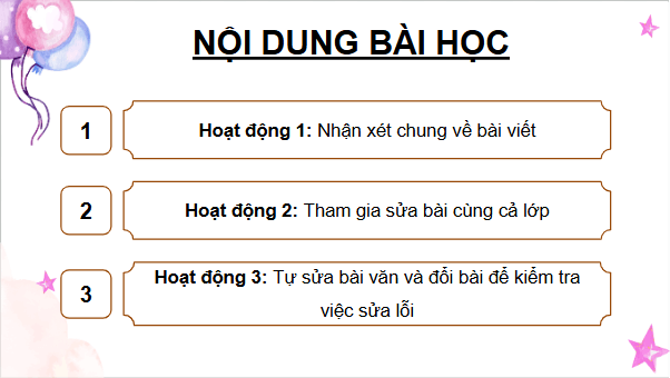 Giáo án điện tử Trả bài viết kể chuyện sáng tạo lớp 5 | PPT Tiếng Việt lớp 5 Cánh diều