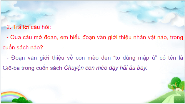 Giáo án điện tử Viết đoạn văn giới thiệu một nhân vật văn học lớp 5 | PPT Tiếng Việt lớp 5 Cánh diều