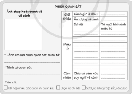 Giáo án Luyện tập tả phong cảnh (Thực hành quan sát) lớp 5 | Giáo án Tiếng Việt lớp 5 Cánh diều