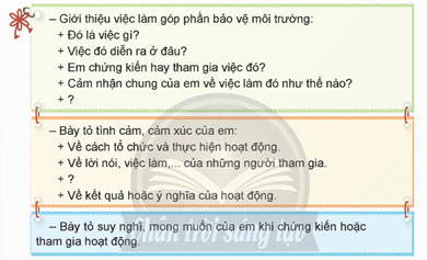 Giáo án Tìm ý cho đoạn văn thể hiện tình cảm, cảm xúc trước một sự việc lớp 5 | Giáo án Tiếng Việt lớp 5 Chân trời sáng tạo