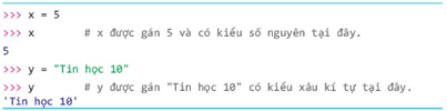 Giáo án Tin học 10 Kết nối tri thức Bài 17: Biến và lệnh gán