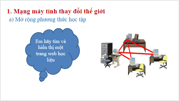 Giáo án điện tử Tin 10 Cánh diều Bài 1: Mạng máy tính với cuộc sống | PPT Tin học 10