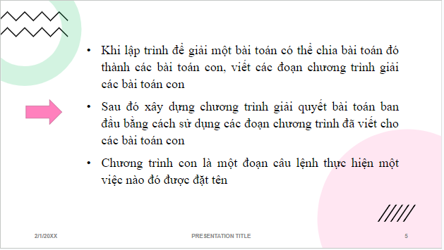 Giáo án điện tử Tin 10 Cánh diều Bài 10: Chương trình con và thư viện các chương trình con có sẵn | PPT Tin học 10