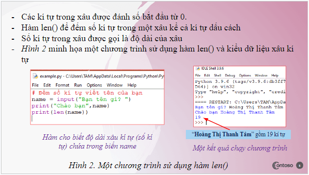 Giáo án điện tử Tin 10 Cánh diều Bài 12: Kiểu dữ liệu xâu kí tự - xử lí xâu kí tự | PPT Tin học 10