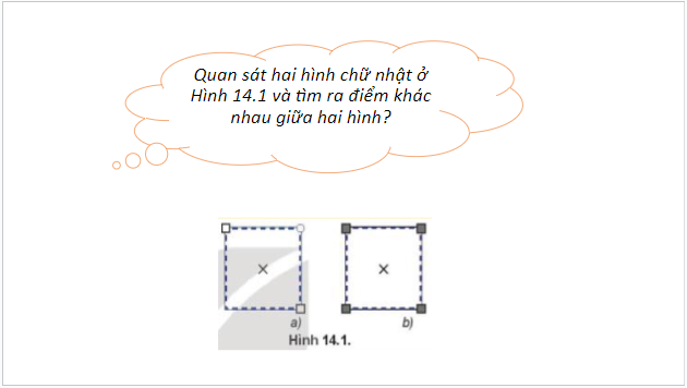 Giáo án điện tử Tin 10 Kết nối tri thức Bài 14: Làm việc với đối tượng đường và văn bản | PPT Tin học 10