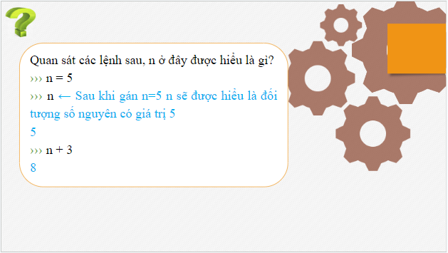 Giáo án điện tử Tin 10 Kết nối tri thức Bài 17: Biến và lệnh gán | PPT Tin học 10