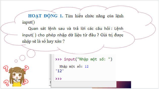 Giáo án điện tử Tin 10 Kết nối tri thức Bài 18: Các lệnh vào ra đơn giản | PPT Tin học 10