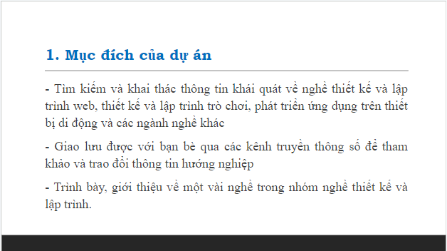 Giáo án điện tử Tin 10 Cánh diều Bài 2: Dự án nhỏ: Tìm hiểu về nghề lập trình web, lập trình trò chơi và lập trình cho thiết bị di động | PPT Tin học 10