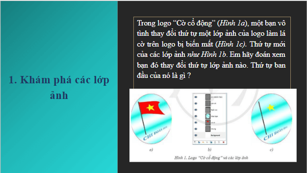 Giáo án điện tử Tin 10 Cánh diều Bài 2: Một số kĩ thuật thiết kế sử dụng vùng chọn, đường dẫn và các lớp ảnh | PPT Tin học 10