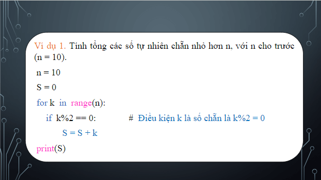 Giáo án điện tử Tin 10 Kết nối tri thức Bài 20: Câu lệnh lặp For | PPT Tin học 10