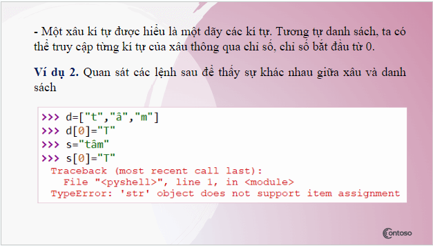 Giáo án điện tử Tin 10 Kết nối tri thức Bài 24: Xâu kí tự | PPT Tin học 10