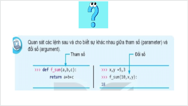 Giáo án điện tử Tin 10 Kết nối tri thức Bài 27: Tham số của hàm | PPT Tin học 10