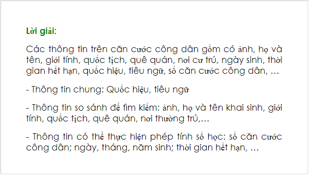 Giáo án điện tử Tin 10 Kết nối tri thức Bài 3: Một số kiểu dữ liệu và dữ liệu văn bản | PPT Tin học 10