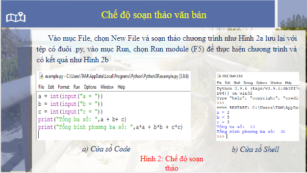 Giáo án điện tử Tin 10 Cánh diều Bài 3: Thực hành làm quen và khám phá Python | PPT Tin học 10