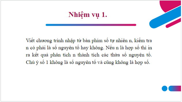 Giáo án điện tử Tin 10 Kết nối tri thức Bài 31: Thực hành viết chương trình đơn giản | PPT Tin học 10