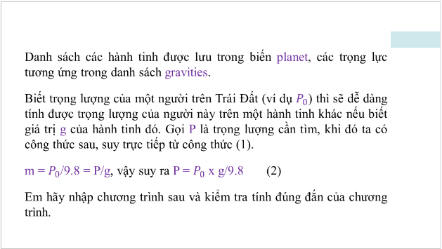 Giáo án điện tử Tin 10 Kết nối tri thức Bài 32: Ôn tập lập trình Python | PPT Tin học 10