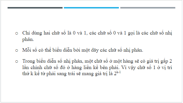 Giáo án điện tử Tin 10 Kết nối tri thức Bài 4: Hệ nhị phân và dữ liệu số nguyên | PPT Tin học 10