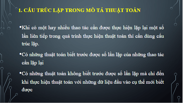 Giáo án điện tử Tin 10 Cánh diều Bài 8: Câu lệnh lặp | PPT Tin học 10