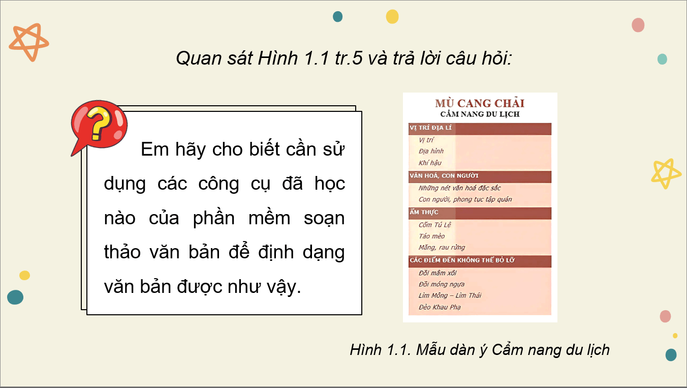 Giáo án điện tử Chuyên đề Tin 10 Kết nối tri thức Bài 1: Lập dàn ý và định dạng các công cụ nâng cao | PPT Chuyên đề Tin học 10