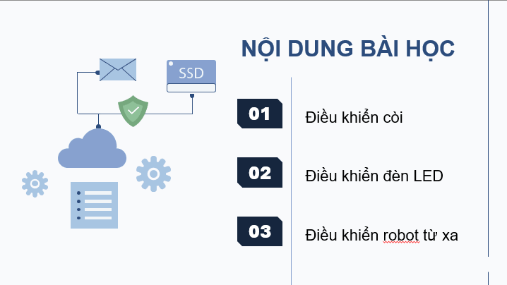 Giáo án điện tử Chuyên đề Tin 10 Kết nối tri thức Bài 13: Lập trình điều khiển một số phu kiện | PPT Chuyên đề Tin học 10