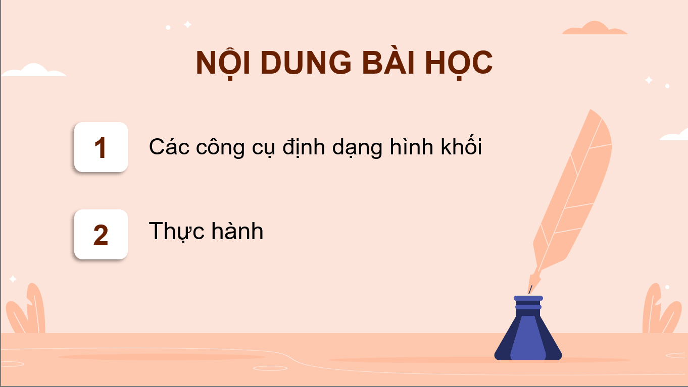 Giáo án điện tử Chuyên đề Tin 10 Kết nối tri thức Bài 3: Trình bày văn bản với hình khối và hộp văn bản | PPT Chuyên đề Tin học 10