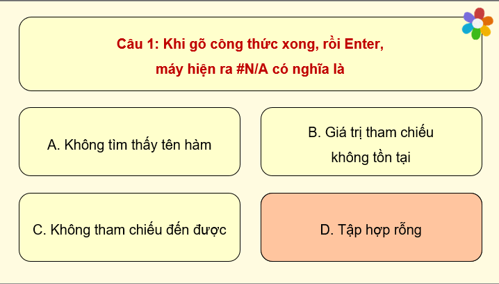 Giáo án điện tử Chuyên đề Tin 10 Kết nối tri thức Bài 5: Thực hành tổng hợp và thống kê số liệu để quyết định báo giá | PPT Chuyên đề Tin học 10