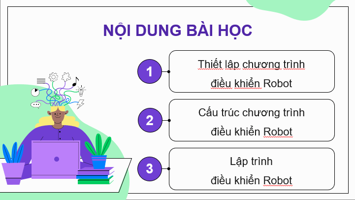 Giáo án điện tử Chuyên đề Tin 10 Kết nối tri thức Bài 6: Chương trình điều khiển robot | PPT Chuyên đề Tin học 10