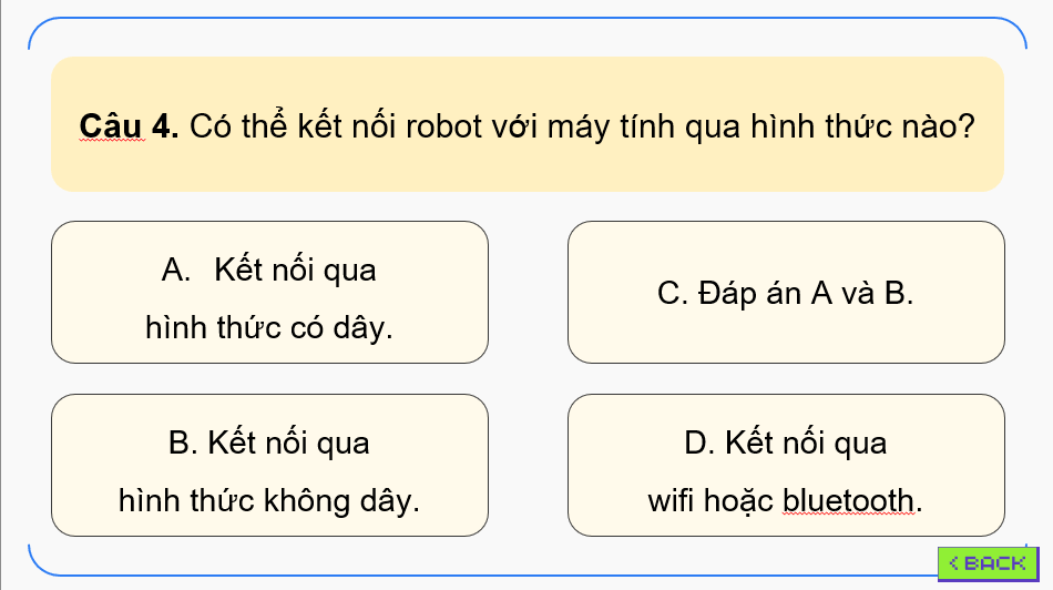 Giáo án điện tử Chuyên đề Tin 10 Kết nối tri thức Bài 8: Thực hành: Kiểm tra tình trạng hoạt động của robot | PPT Chuyên đề Tin học 10