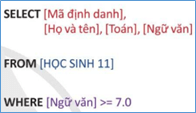 Giáo án Tin học 11 Cánh diều Bài 5: Truy vấn trong cơ sở dữ liệu quan hệ