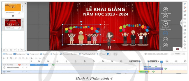 Giáo án Tin học 11 Cánh diều Bài 6: Làm phim hoạt hình trên Animiz