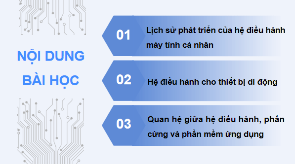 Giáo án điện tử Tin 11 Kết nối tri thức Bài 1: Hệ điều hành | PPT Tin học 11