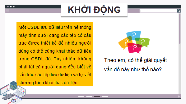 Giáo án điện tử Tin 11 Kết nối tri thức Bài 12: Hệ quản trị cơ sở dữ liệu và hệ cơ sở dữ liệu | PPT Tin học 11