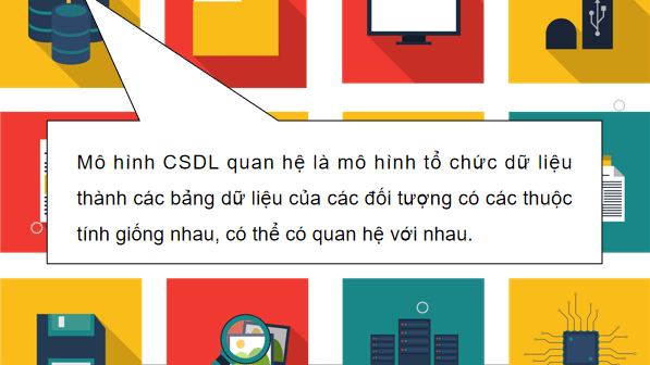 Giáo án điện tử Tin 11 Kết nối tri thức Bài 13: Cơ sở dữ liệu quan hệ | PPT Tin học 11