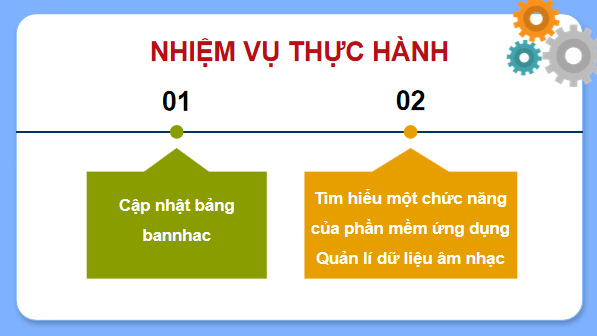 Giáo án điện tử Tin 11 Kết nối tri thức Bài 22: Thực hành cập nhật bảng dữ liệu có tham chiếu | PPT Tin học 11
