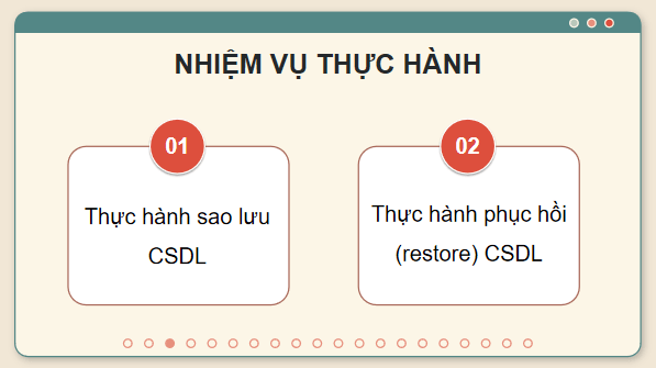 Giáo án điện tử Tin 11 Kết nối tri thức Bài 24: Thực hành sao lưu dữ liệu | PPT Tin học 11