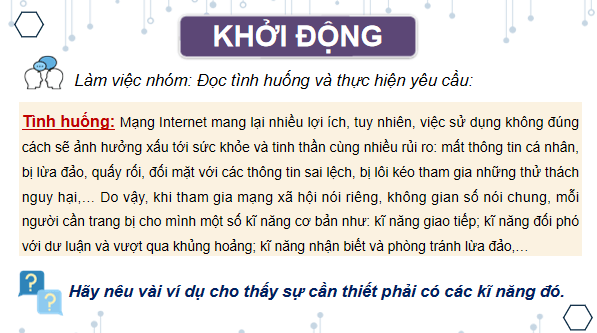 Giáo án điện tử Tin 11 Kết nối tri thức Bài 9: Giao tiếp an toàn trên internet | PPT Tin học 11