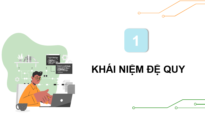 Giáo án điện tử Chuyên đề Tin 11 Kết nối tri thức Bài 1: Đệ quy và hàm đệ quy | PPT Chuyên đề học tập Tin học 11