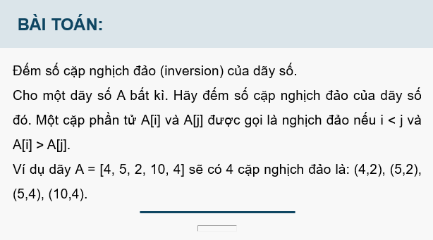 Giáo án điện tử Chuyên đề Tin 11 Kết nối tri thức Bài 10: Thực hành giải toán bằng kĩ thuật chia để trị | PPT Chuyên đề học tập Tin học 11