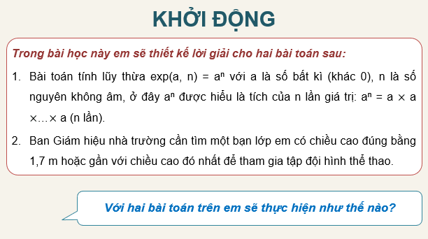 Giáo án điện tử Chuyên đề Tin 11 Kết nối tri thức Bài 7: Thiết kế thuật toán theo kĩ thuật chia để trị | PPT Chuyên đề học tập Tin học 11