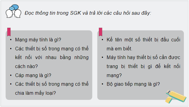 Giáo án điện tử Tin 12 Cánh diều Bài 1: Cơ sở mạng máy tính | PPT Tin học 12