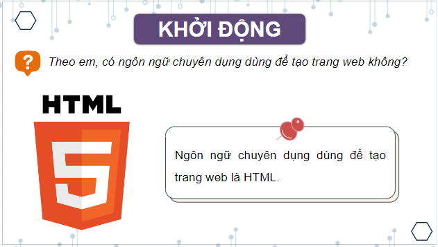 Giáo án điện tử Tin 12 Cánh diều Bài 1: Làm quen với ngôn ngữ đánh dấu siêu văn bản | PPT Tin học 12