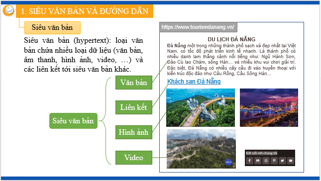 Giáo án điện tử Tin 12 Kết nối tri thức Bài 10: Tạo liên kết | PPT Tin học 12