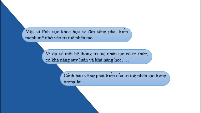 Giáo án điện tử Tin 12 Kết nối tri thức Bài 2: Trí tuệ nhân tạo trong khoa học và đời sống | PPT Tin học 12